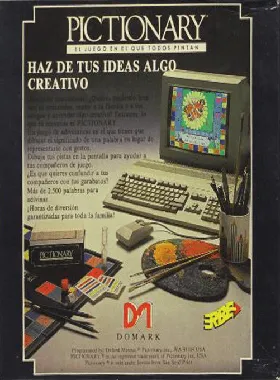 Pictionary (F) (1989) box cover back